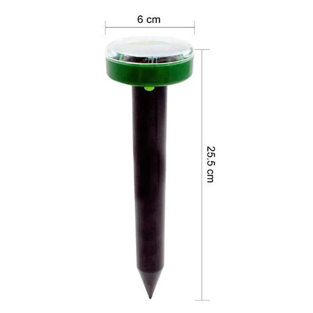 1Db Napenergia -Hajtású Ultrahangos Sonic Egér Móló Kártevő Rágcsáló Taszító Udvari Led -Es Lámpatest Kültéri Lámpa Udvar Kertje - Image 2