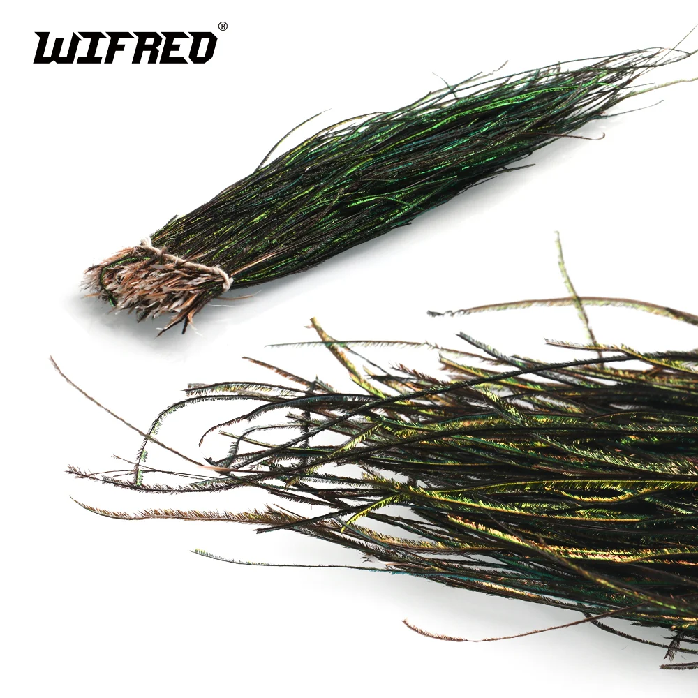 2 Confezioni Peacock Herl Feather Wire Fly Tying Materiale Per Legare Fly Fishing Lure Bait Mosche Secche/Bagnate Nymphs Minnow Streamers Mosche