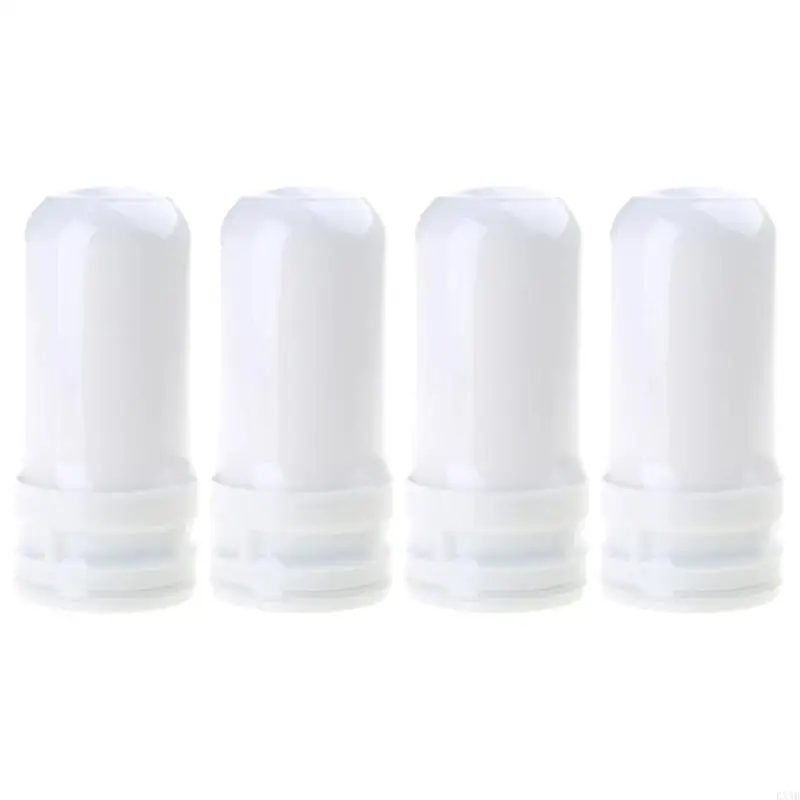 KX4B 4 Pcs Water Purifier Dechlorination Filter Ceramic Faucet Water Filter Cartridge