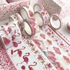 8 pcs/set green plants Washi Tape for Decoration Journal DIY Scrapbooking Kawaii Sticker Label Masking Adhesive Tape Stationery 5