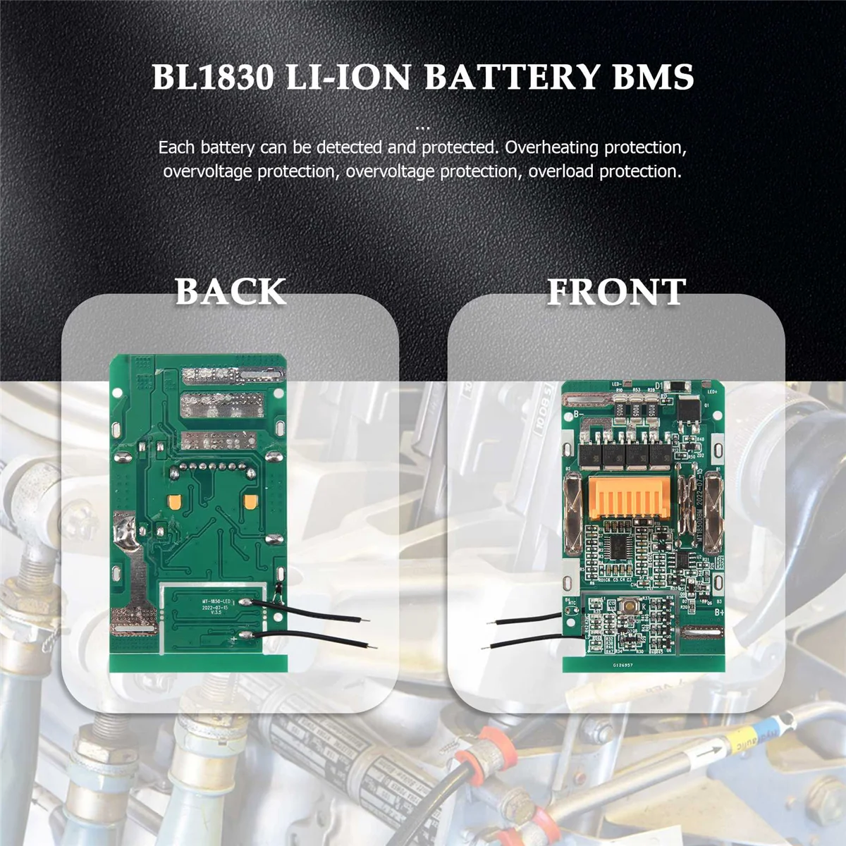 마키타 18V 전동 공구용 BMS PCB 충전 보호 보드, BL1830 리튬 이온 배터리, BL1815, BL1860, LXT400, Bl1850