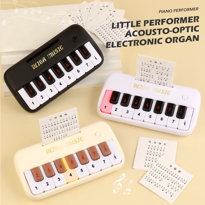 Plastic Electronic Mini Keyboard Piano Toy for Kids Music Learning