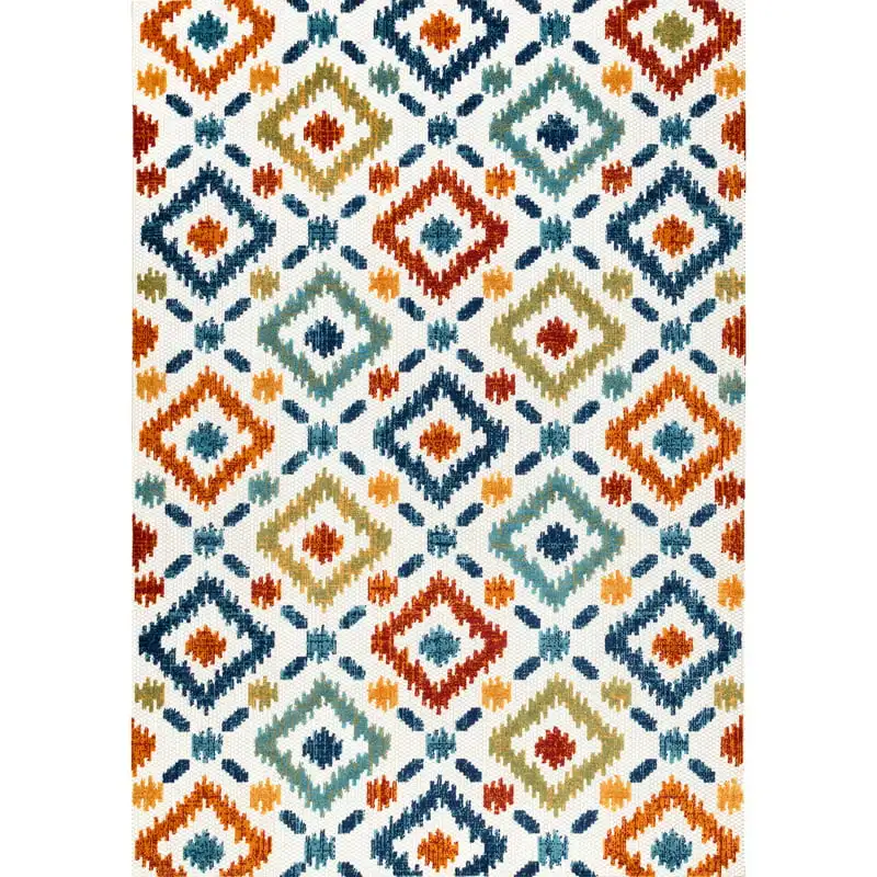 

Transitional Indoor/Outdoor Area Rug, 5' x 8', Blue My singing monsters Home decor luxury modern design Room accessories for men