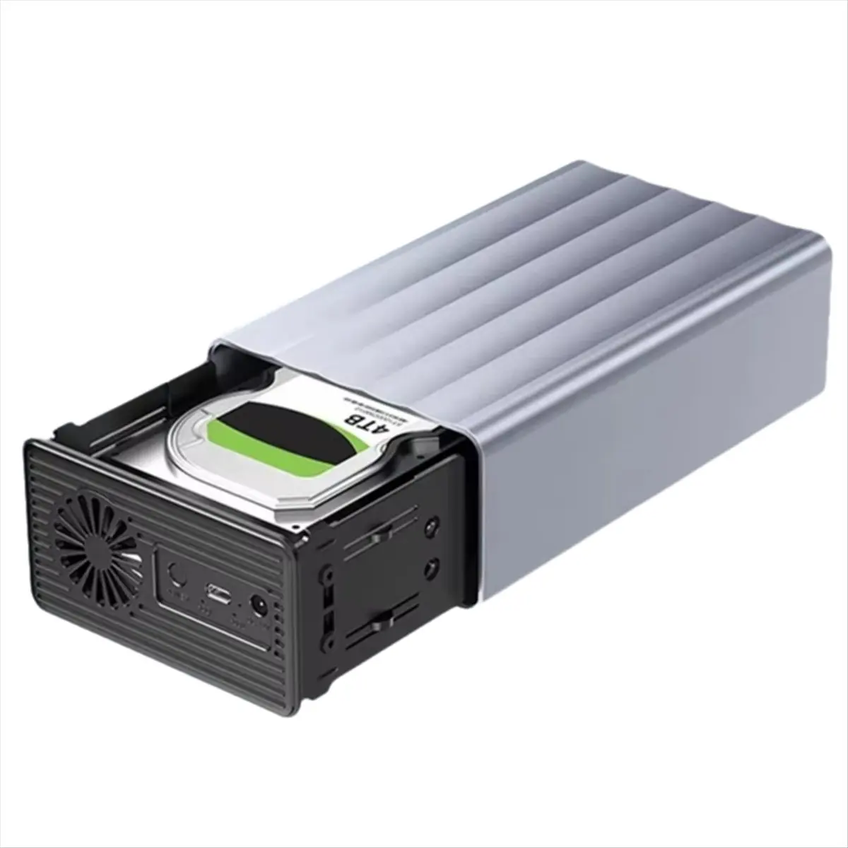 A40I 듀얼 베이 HDD/SSD 케이스 2.5/3.5인치 외장형 하드 드라이브 인클로저(PC 42TB EU 플러그용 기능 포함)