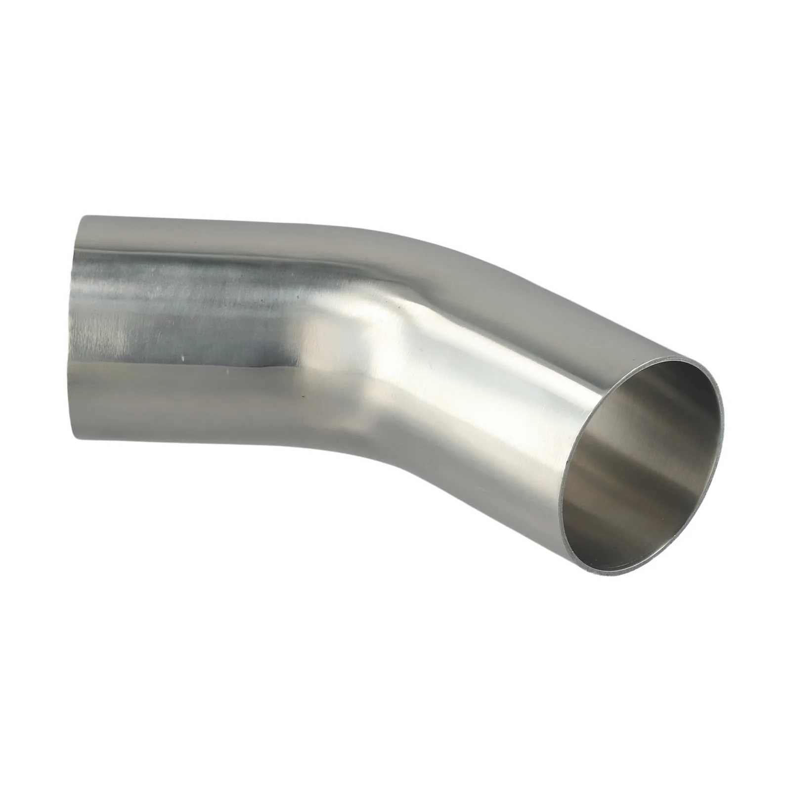 Elbow 45° Degree Bend Exhaust Pipe Versatile Stainless Steel Polished 19-51mm Automotive Exhaust Pipe Connection Fittings
