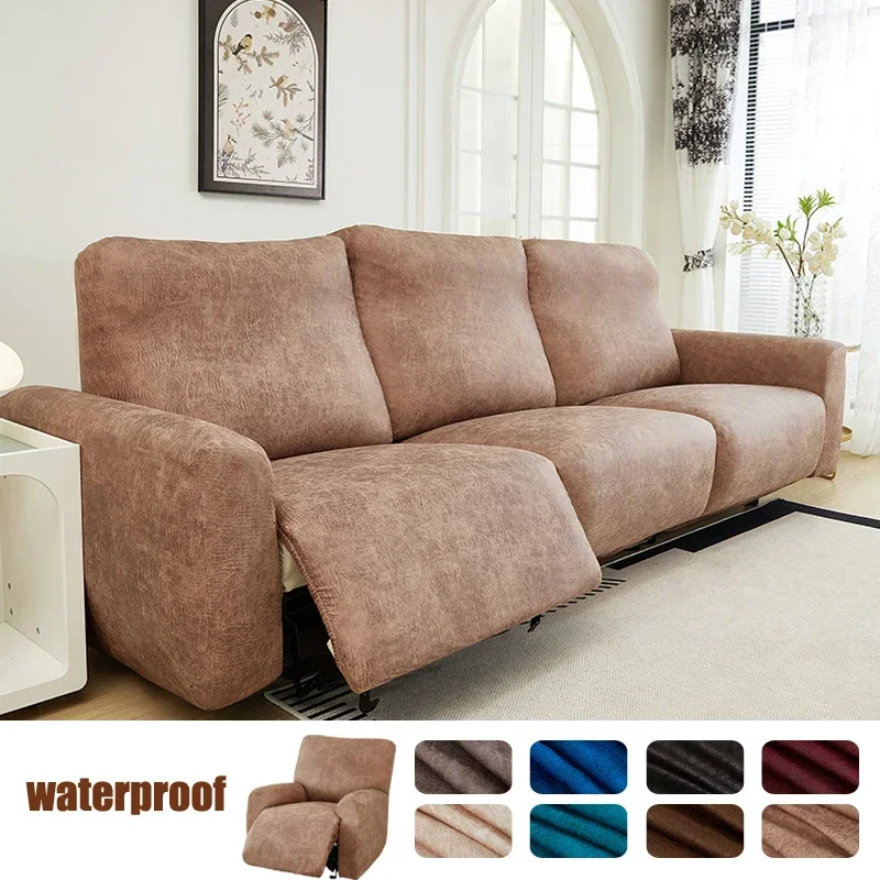 Stretch PU leather waterproof Recliner Cover Couch Cover For Recliner Sofa chair