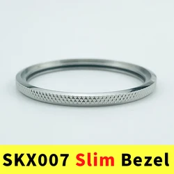 Slim Stainless Steel Unidirectional Watch Bezel - 120 Clicks [LX Line] (Knurled bezel)