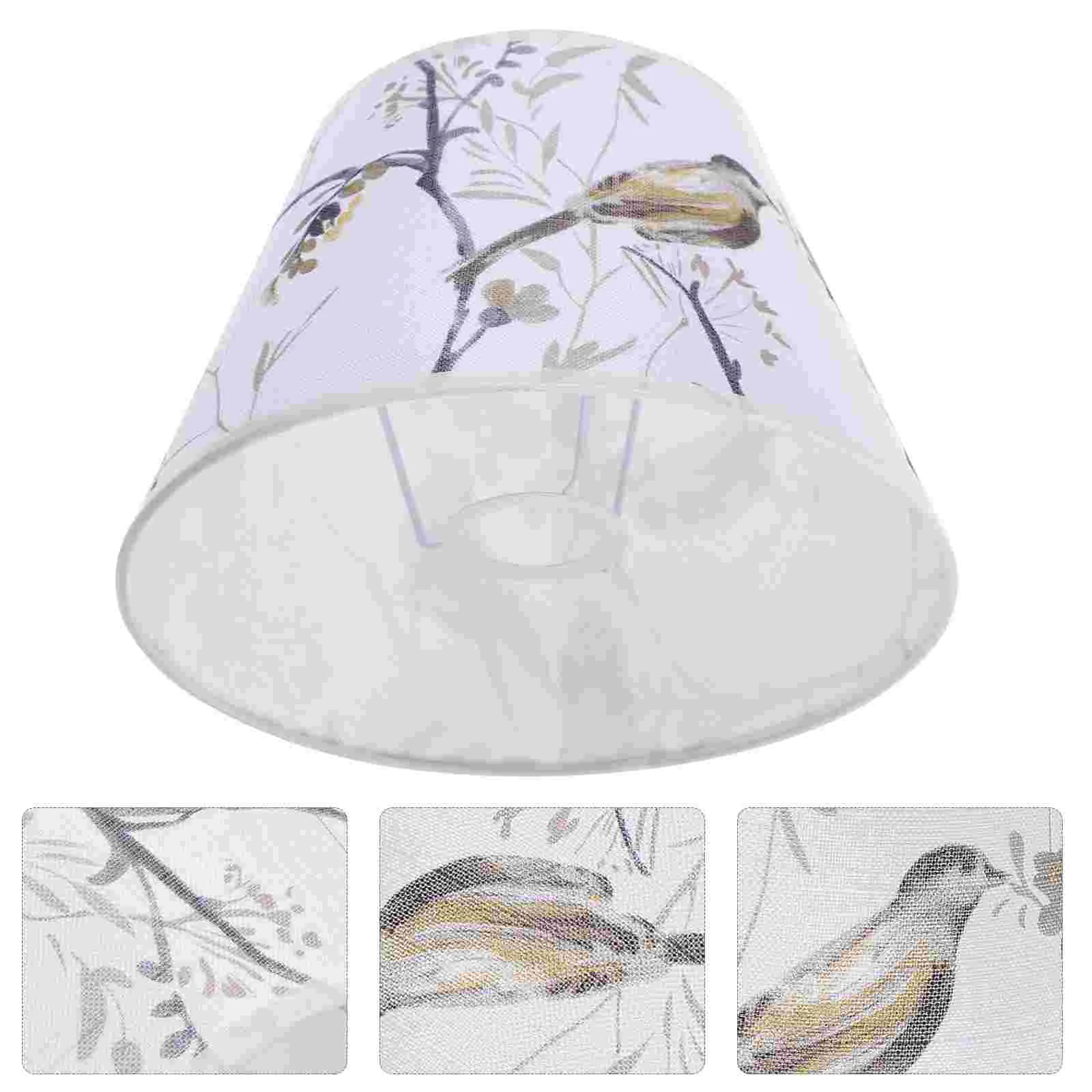 

Beaupretty Lamp Shades E27 Lamp Shade Printed Lampshade Fabric Table Lamp Floor Light
