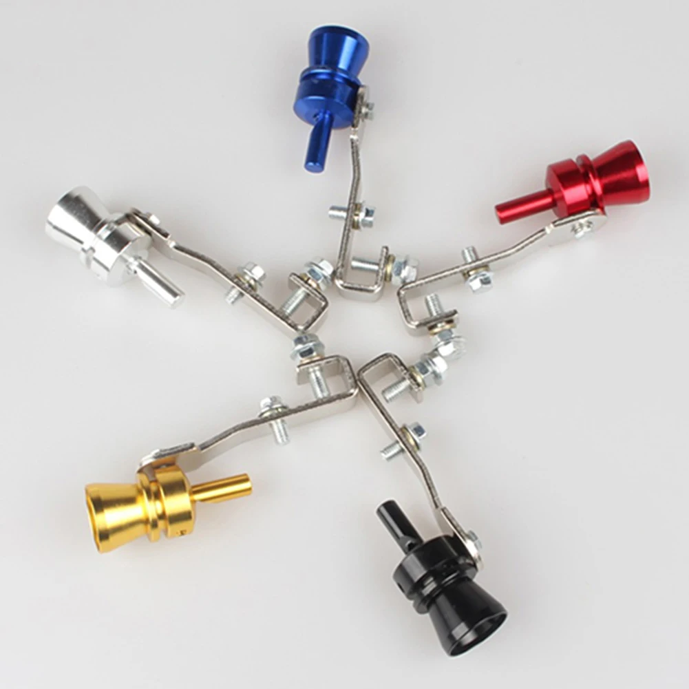 Universal Car Turbo Muffler Exhaust Pipe Blow-off Vale Sound Simulator Whistle Car Accessories Interior