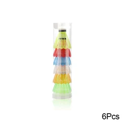 Set of Colorful Foam Badminton Shuttlecocks - Vibrant Sports Balls (6)