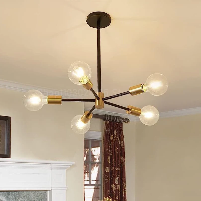 ثريا سبوتنيك ذهبي أسود ليد