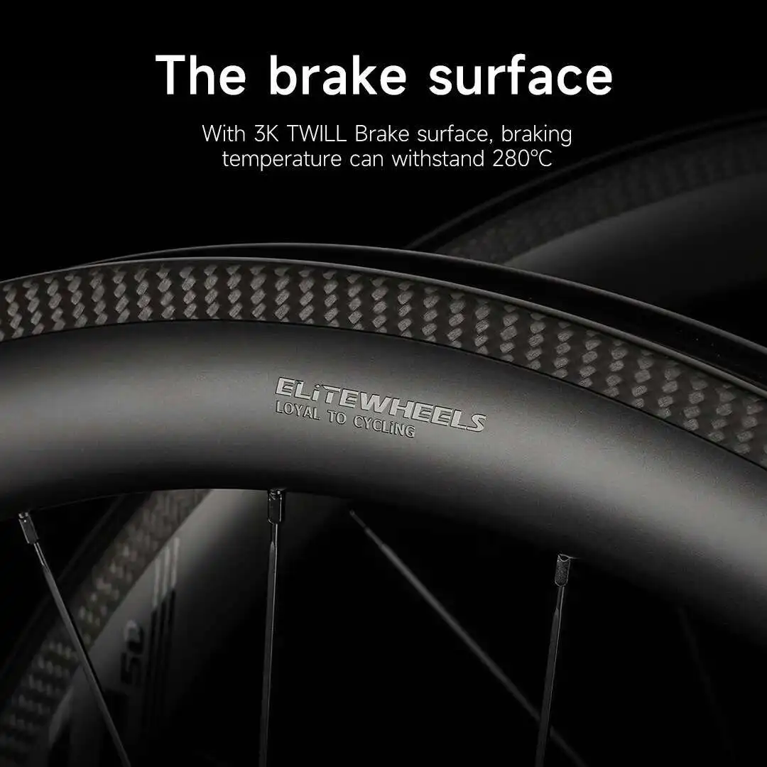 ELITEWHEELS Super Light R13 Road Carbon Wheelset For racing wheelsets 38 50 60mm Depth Tubeless carbon bike wheelset bike wheelset carbon wheelset