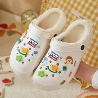 New Toy Story Alien Add Fluff Hole Sandals Adult Slippers Removable Accessories Eva Anime Home Beach Shoes Autumn Winter Shoes 1
