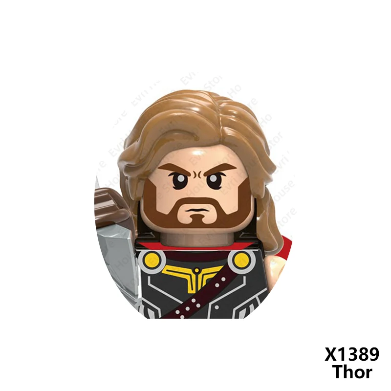 Superhero Thor Jane Foster Action Figures Odin Hela Mini Bricks Disney Building Blocks Toys for Children