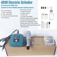 40W Mini Electric Grinder No-load speed up to 18000r/min Home DIY Lithium Electric Grinder For 18V-21V Makita Battery no battery 1