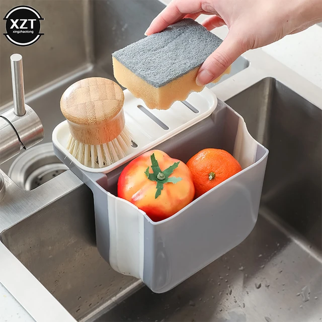 Escurridor plegable para lavar frutas y verduras, cesta de drenaje,  colador, escurridor, cocina - AliExpress