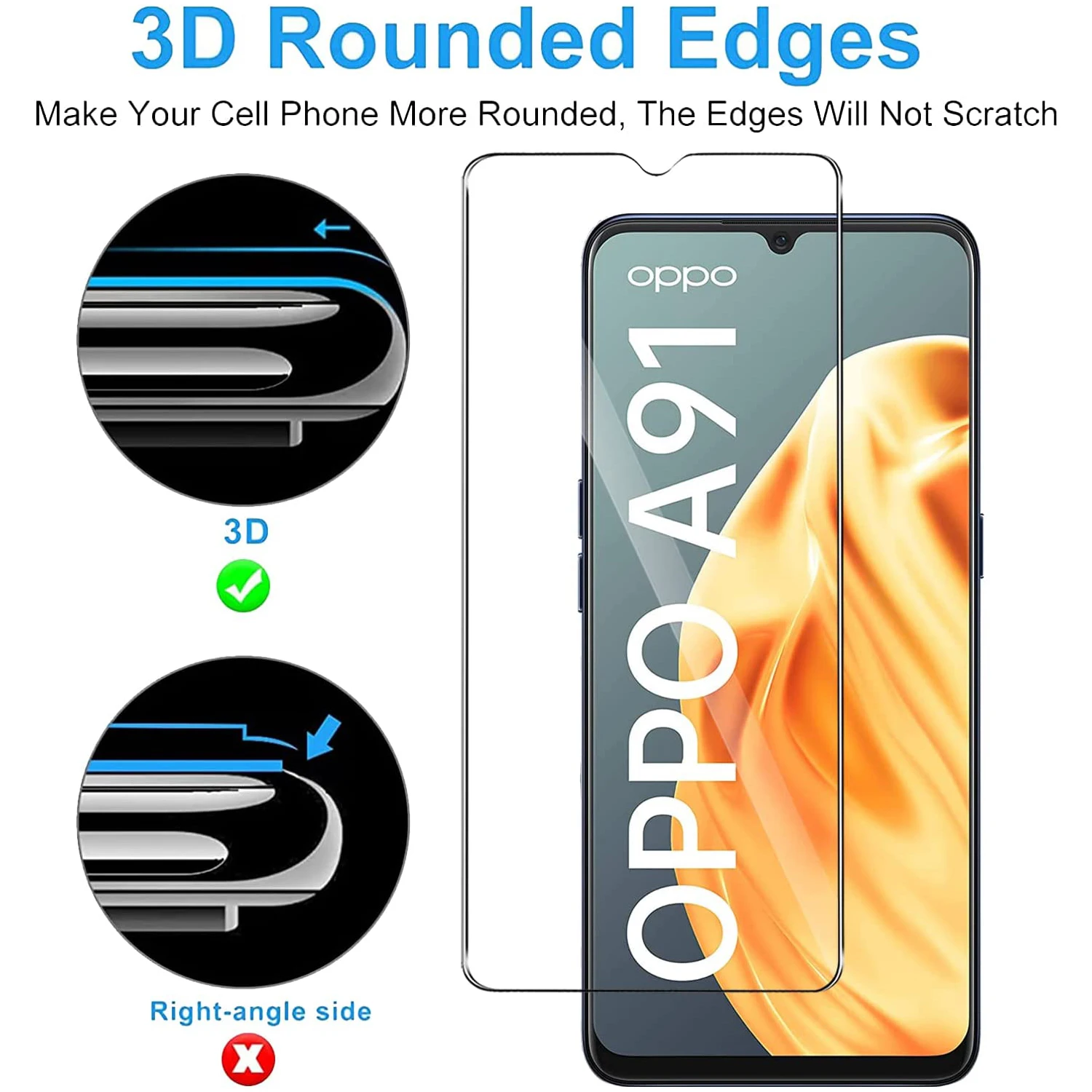 HD Tempered Glass Film Screen Protector - 2/3/4 Pack