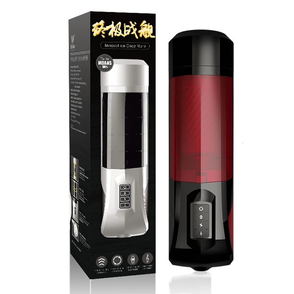 Masturbatore automatico maschile rotante e telescopico_voghion.com