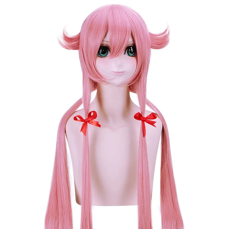Synthetic Wig The Future Diary Yuno Gasai 80cm Long Women's Cosplay Costume Wig