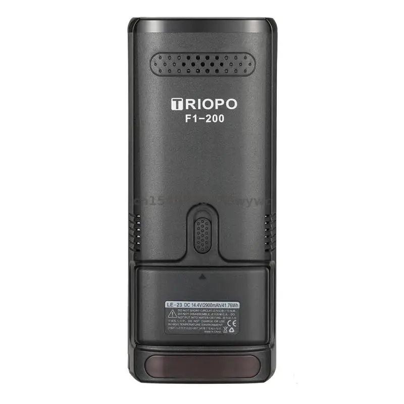 TRIOPO F1-200 Lithium Battery Flashlight Flash Outdoor Pocket Flash Light 2.4G TTL HSS 1/8000s Double Head 200Ws