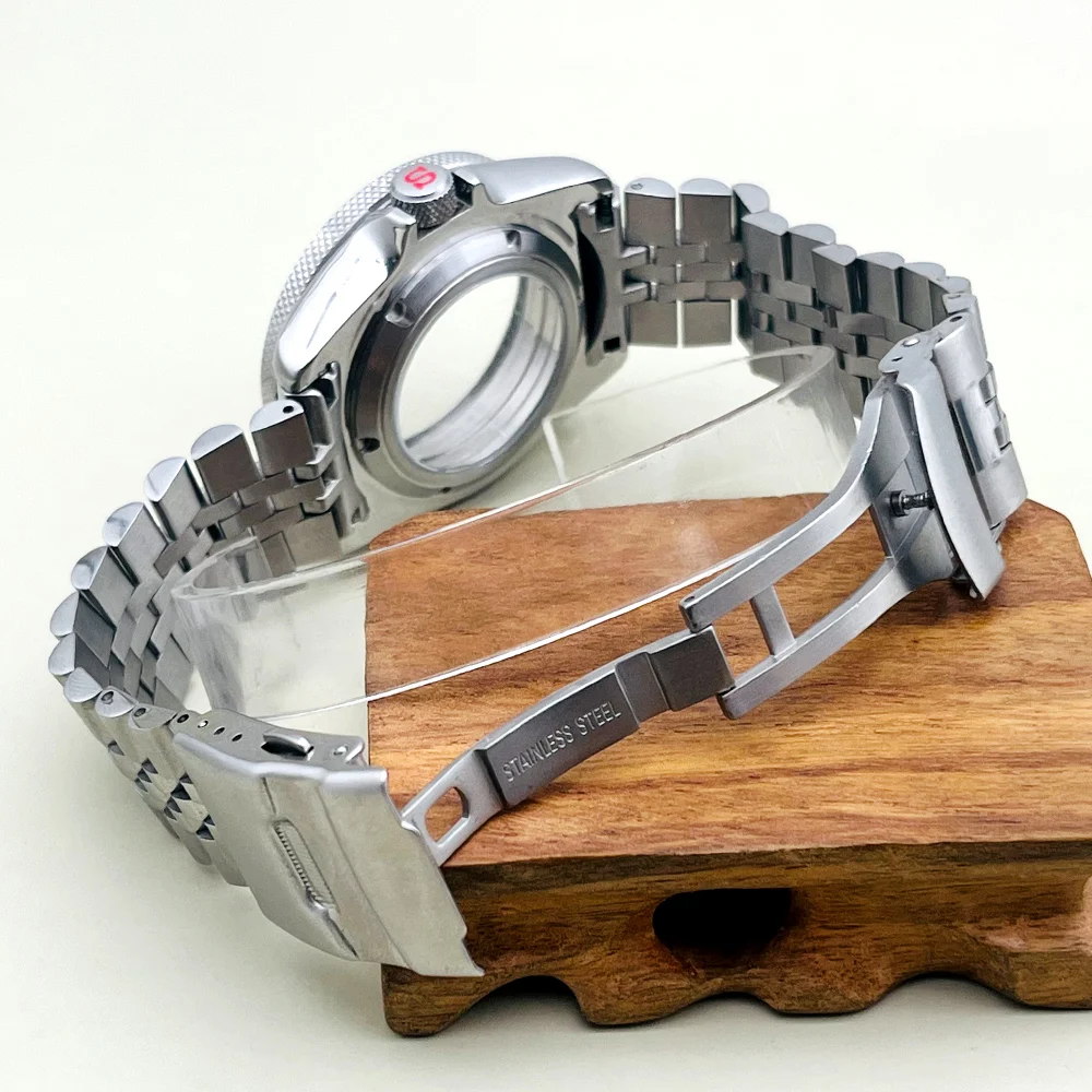 Enhanced Watch Case and Strap Kit with Crown at 3.0 - Includes Bracelet Set