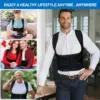 Back Brace Posture Corrector for Women and Men, Shoulder Straightener, Adjustable Full Back Support, Upper and Lower Back  Brace 2