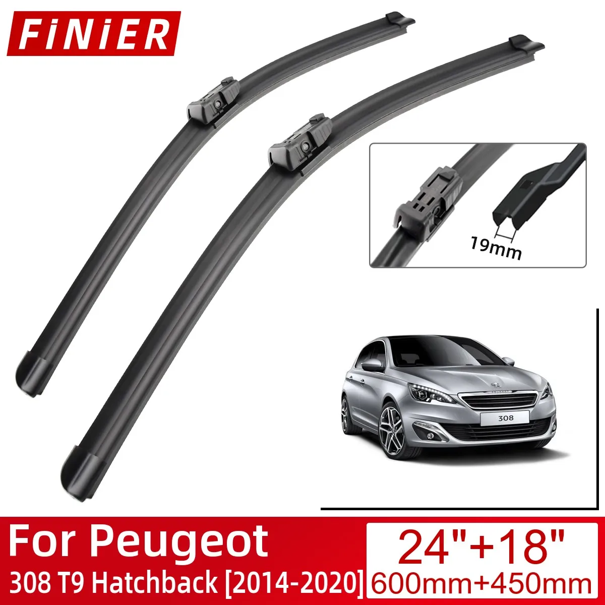 For Peugeot 308 T9 Hatchback 20142020 Car Accessories Front Windscreen
