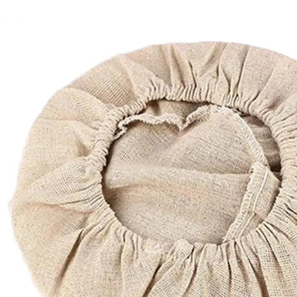 Round Rattan Bread Proofing Basket Cloth Liner Fermented Linen Cloth Cover Bread Dough Banneton Flax Cover Bag