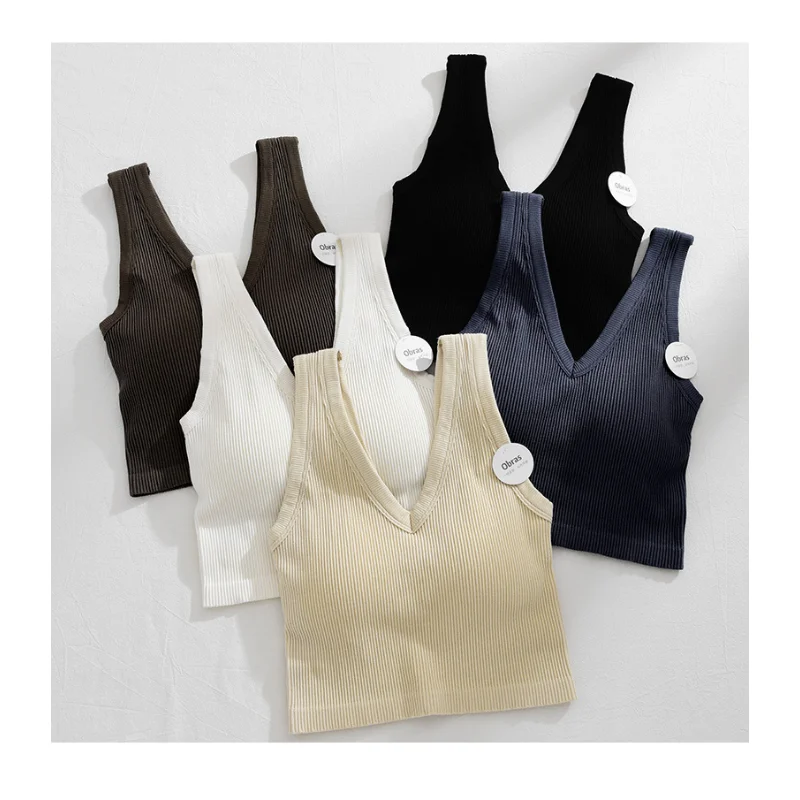 

New Women's Vest Bra No Underwire Chest Wrap Fitness Inside The Top