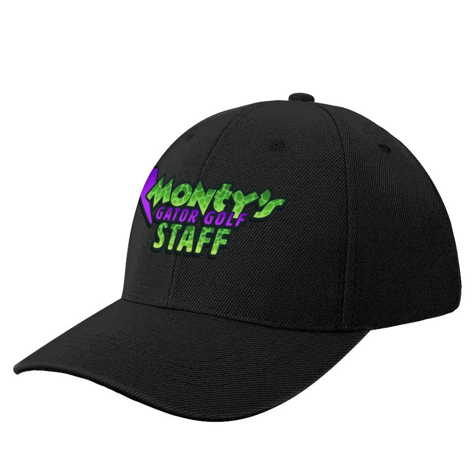 

Monty's Gator Golf Staff Baseball Cap Trucker Cap Golf Hat Sunscreen Sun Hat For Children Christmas Hats Mens Tennis Women's