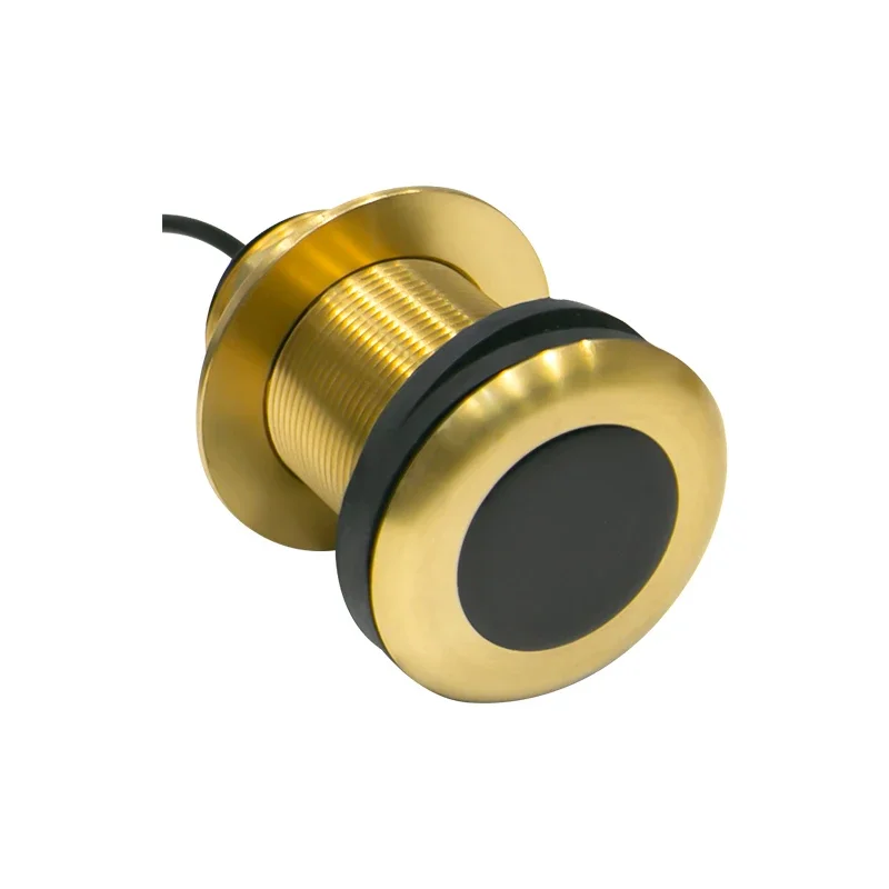 Boat Bronze 600w Thru-hull Depth Transducer Nmea 2000 Transducer
