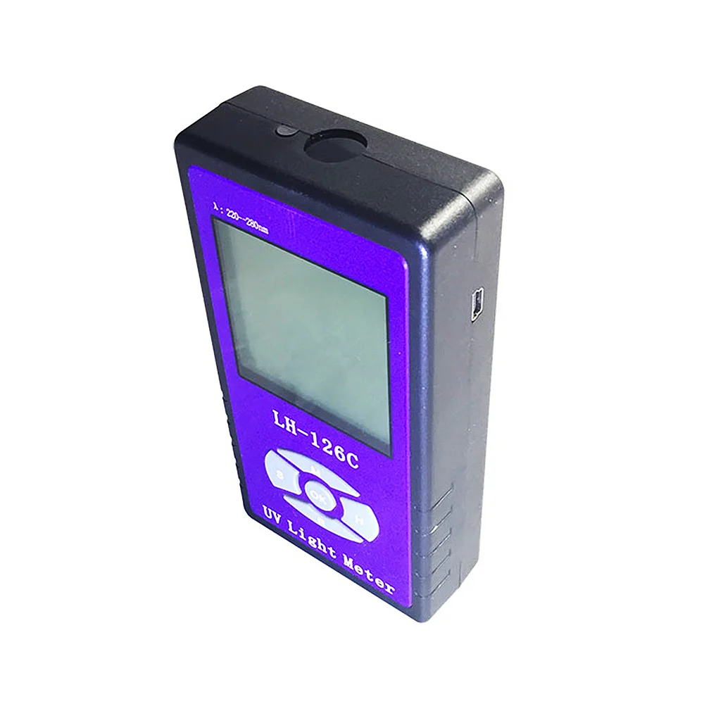 LH-126C UV Power Meter Light Irradiance Tester UVC Radiometer Ultraviolet Radiation Meter For Hospital UV Germicidal Lamp