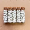 40/80 Pcs/lot Flat-bottomed Wedding Glass Bottle Glass Jars dragée Test Tube Empty Container DIY Crafts Marriage Bottle Gift 5