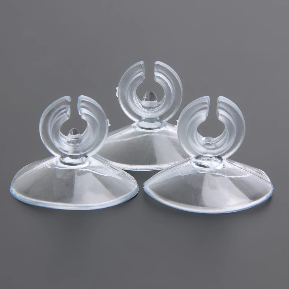 Aquarium Suction Cup Aquarium Clip Holders Aquarium Hose Holder Rubber Suction Cup Holders Aquarium Clip Holder 100pcs Aquarium Sucker Suction Cup For 4mm-6mm Air Line Pipe Tube Wire Holder Clamp Sucker For Glass Surface Aquarium Supplies