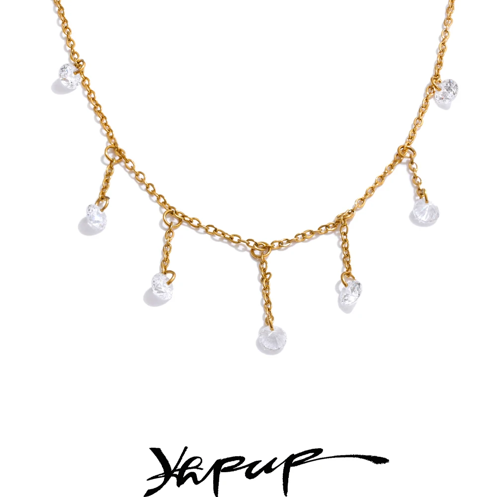 Yhpup Collarbone Chain Necklace