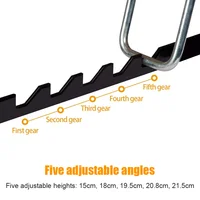 Feriales Betttisch klappbar & höhenverstellbar – Multifunktionaler Laptoptisch für Bett & Sofa mit Getränkehalter – Tragbarer Computertisch Schwarz 1