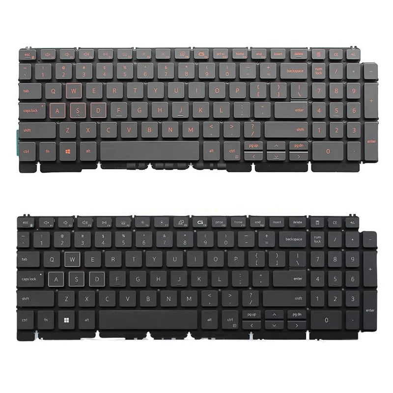 Tastiera Retroilluminata Usa Per Dell Ryzen Edition G15 G17 5510 5511 5515 5520 5525 5530 P105F G15-5510 G15-5520 Notebook