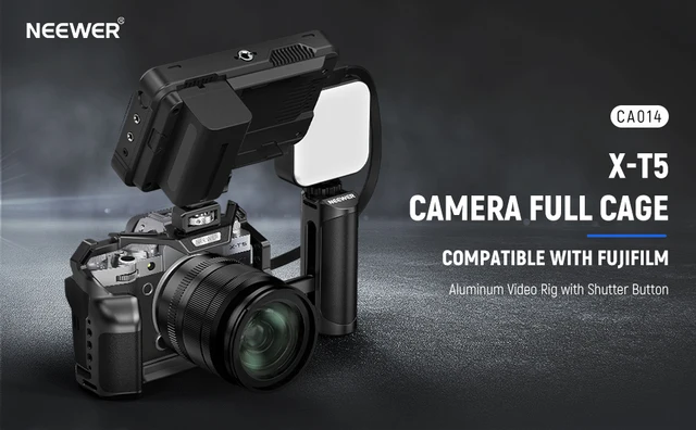 Impugnatura A L Neewer Per Fujifilm X-T5 - In Metallo, Con Pulsante Scatto, Base Arca - Foto 12
