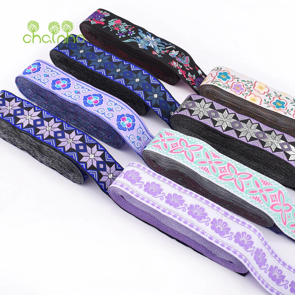 ChainhoEmbroideredLacebingRibbonDIYHairAccessoriesWidth33mm