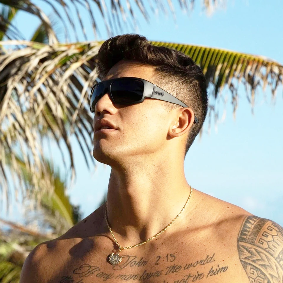 Occhiali Da Sole Sportivi Polarizzati VIAHDA – Uomo – Quadrati – Protezione UV400
