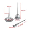 9Pcs/set Steel Wire Brush For Dremel Rotary Tool Paint Rust Removal Polishing Grinding Wheel Metal Polishing Cleaning Brush 6