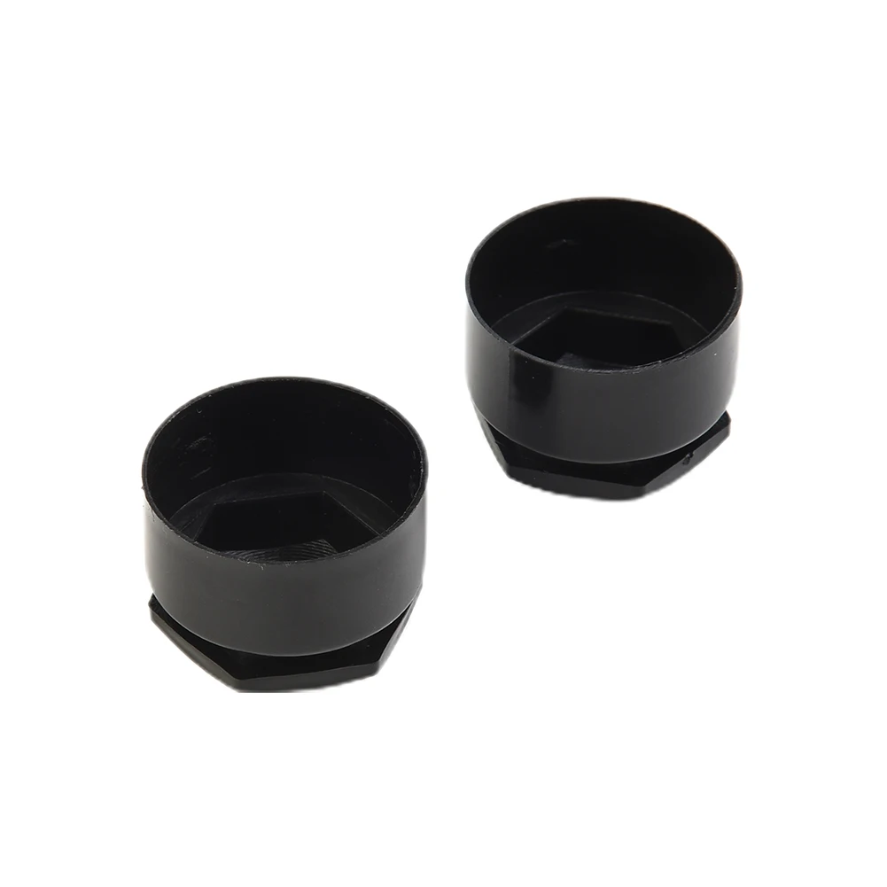 Wheel Nut Caps 24PCS 17MM Wheel Nut Bolt Trims Studs Cover Black Anti-theft Protecting Cap Screws Plugs Wheel Nut Cap Locking Parts