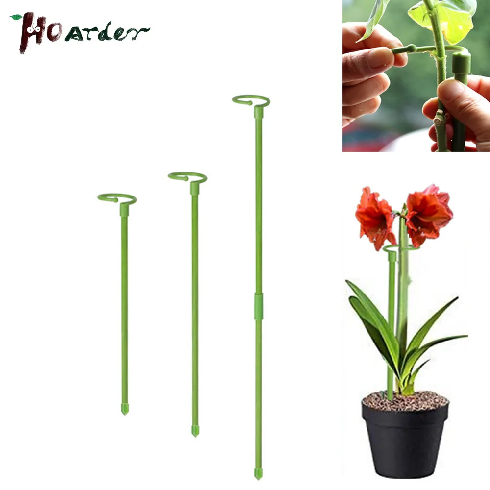 

6pcs Plastic Plant Supports Flower Stand Reusable Protection Fixing Tool Gardening Supplies For Vegetable Holder Bracket