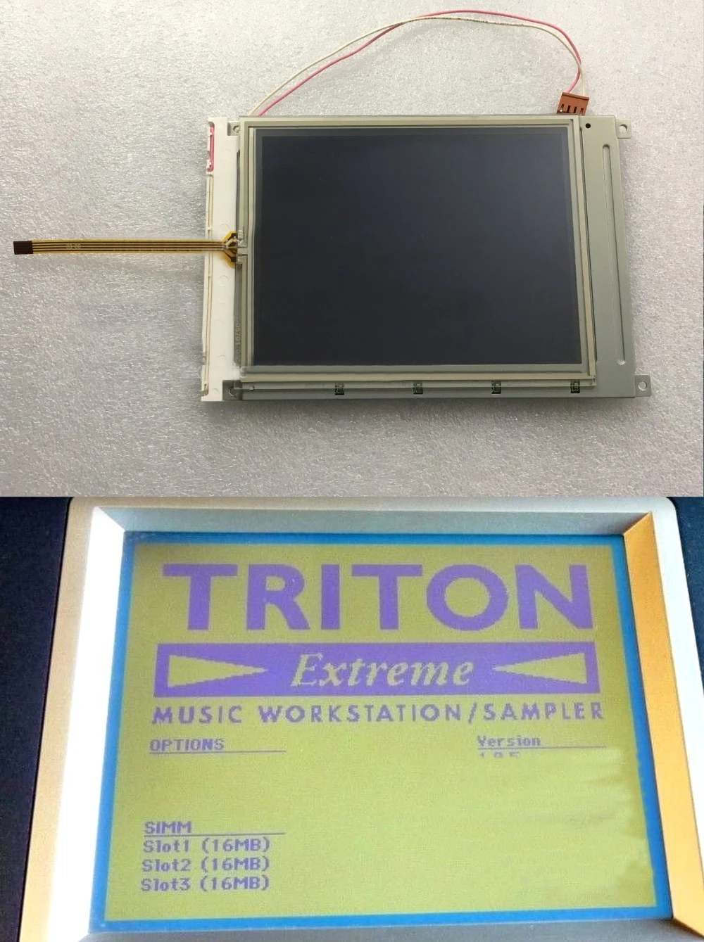 Original Korg Display with Touch Screen for Korg Triton EX Extreme EX61 EX76 EX88 D16XD D32XD LCD Screen Display touch Panel original display with touch screen digitizer for korg krome lcd screen display touch panel