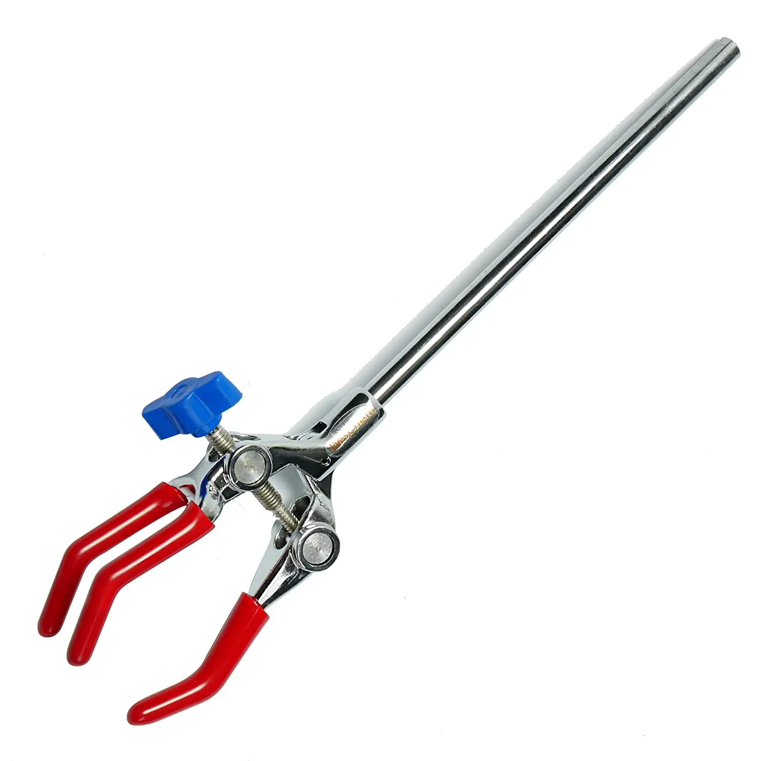 Lab Condenser Clamp Three Prong Clamp Grip 90mm Length 250mm