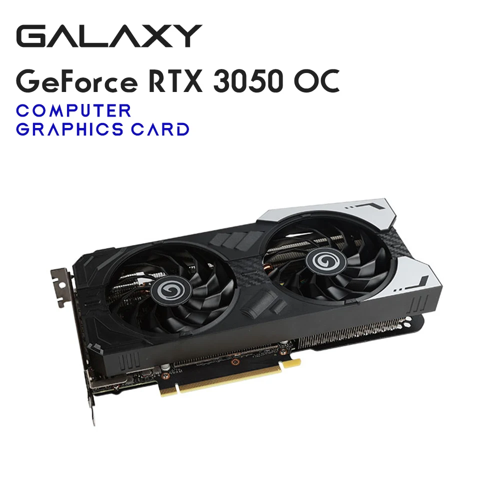 GALAXY New Graphic Card GDDR6 ATX 3050 8GB Gaming NVIDIA 8Pin 128 Bit 8nm RGB rtx 3050 Video Card placa de vídeo Accessories display card for pc