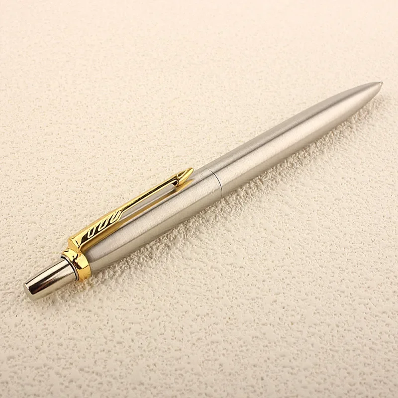 Ballpoint pen Metal Ballpoint Pens Automatic Ball Pen G2 Refill Blue Ink for School Office Stationery Supplies Writing 0.7mm 1Pcs