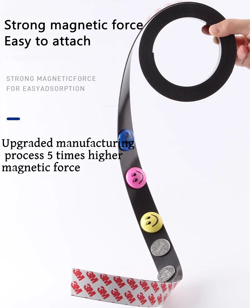 Versatile Magnetic Double-Sided Adhesive Tape