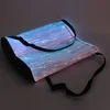 Optical Fiber Fabric Intelligent Luminous Drawstring Bag Colorful LED Backpack Outdoor Running Sport Bag 파우치 сумка Bolsa De Tela 4