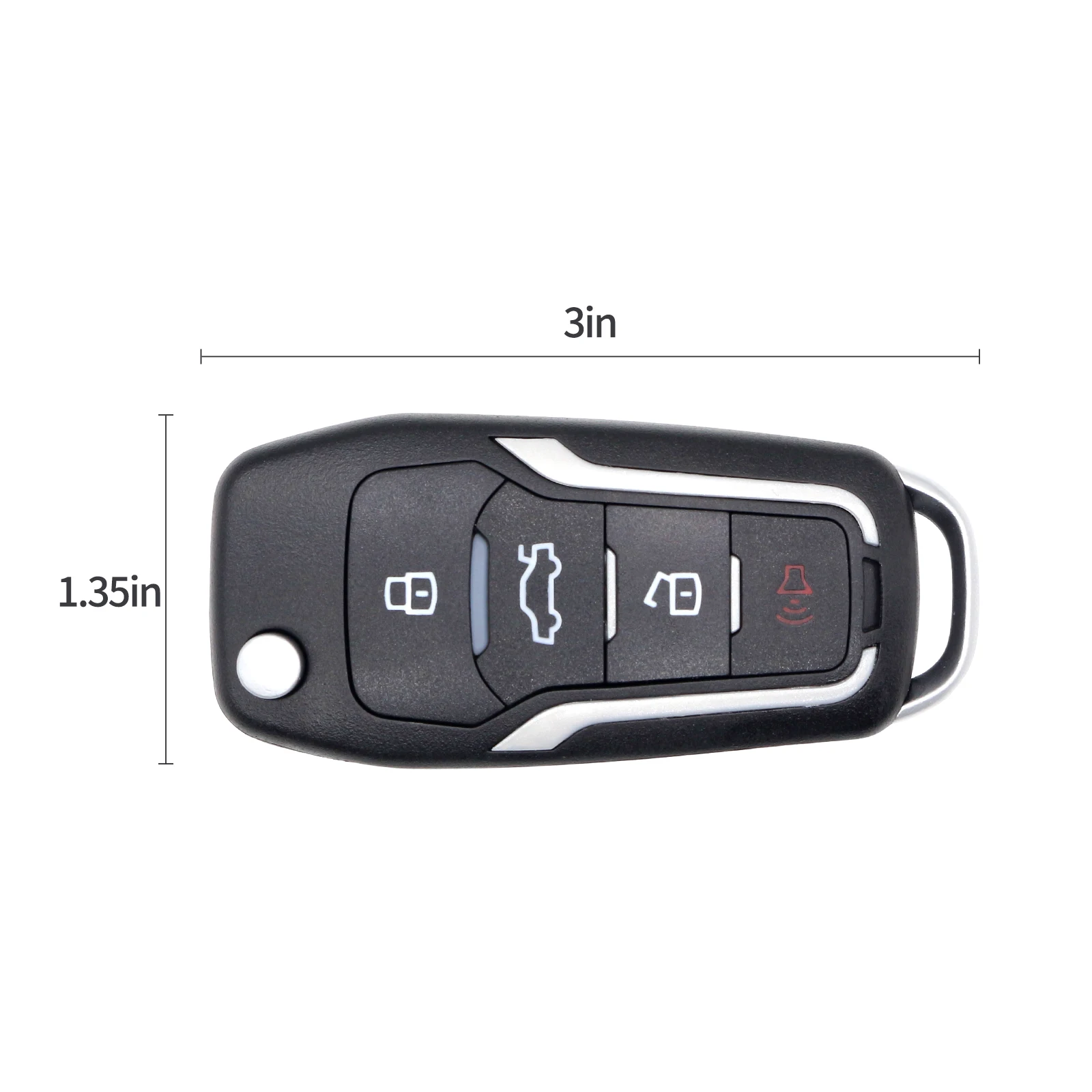 AIKKEY K3 4 Button Universal A Series Remote Car Key Fob for AIK Machine Remote Control Keyless Maker Key Replacement